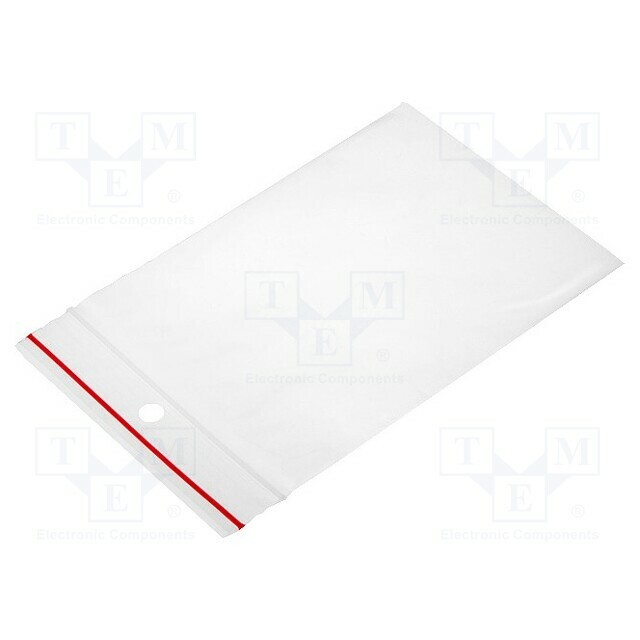 PLAST Self-seal bag; L: 100mm; Width: