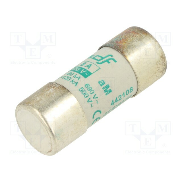 DF ELECTRIC Fuse: fuse; 22x58mm; ceramic