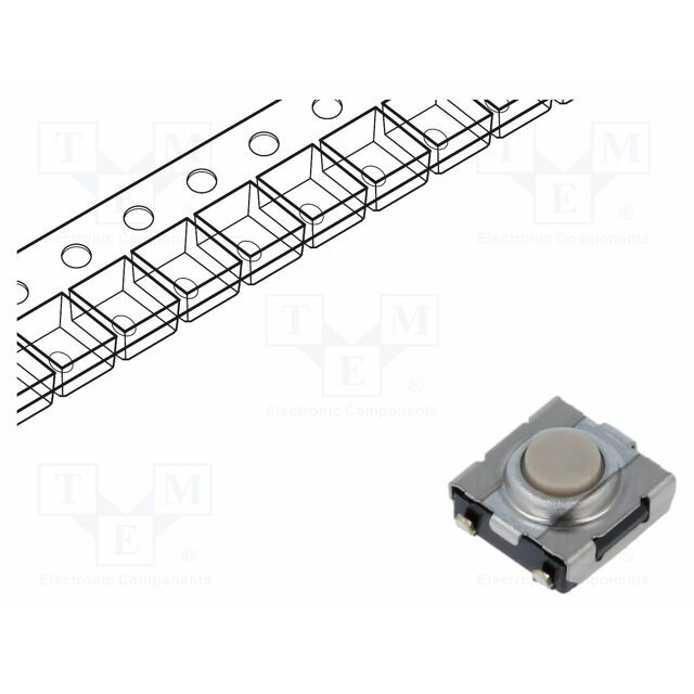 OMRON Electronic Components Microswitch TACT; SPST-NO