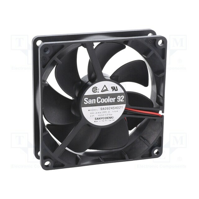 SANYO DENKI Fan: DC; 92x92x25mm; axial
