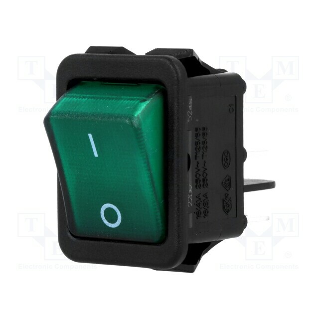 CANAL ELECTRONIC ROCKER; DPST; Pos: 2