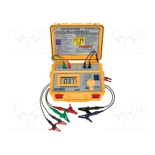 EXTECH Milli-ohm meter; LCD; (1999); 3x/s