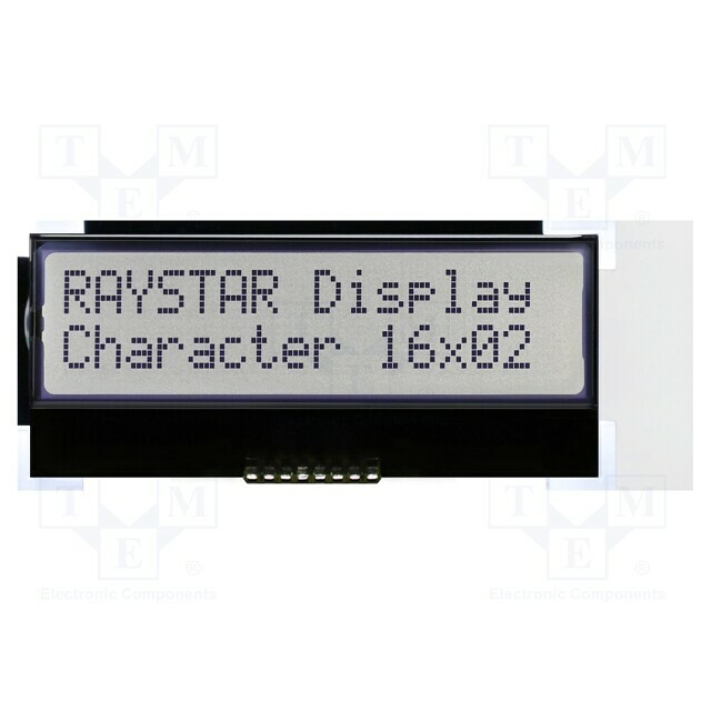 RAYSTAR OPTRONICS Display: LCD; alphanumeric; COG