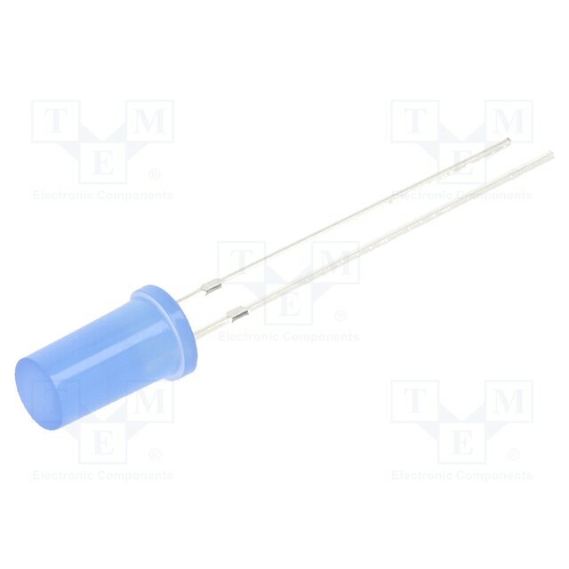OPTOSUPPLY LED; blue; 5mm; 150÷220mcd; 180°