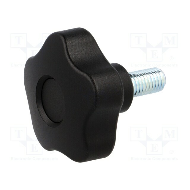 ELESA+GANTER Knob; Ø: 50mm; Ext.thread: