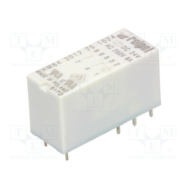 RELPOL Relay: electromagnetic; Ucoil: 24VDC; DPDT