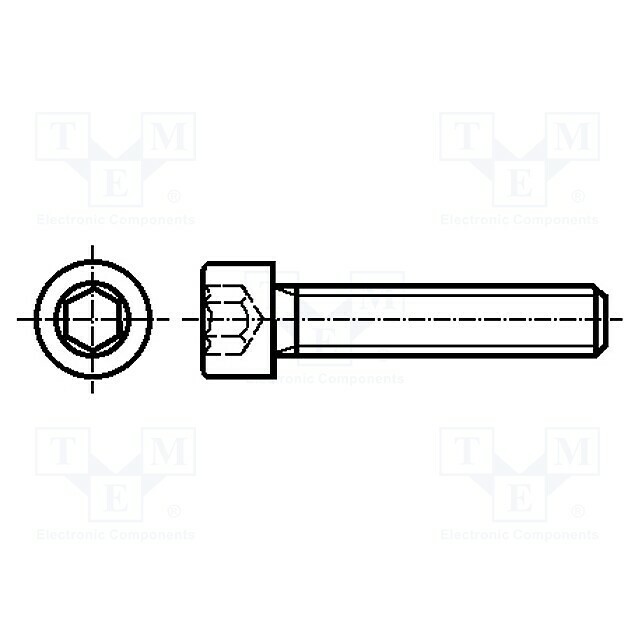 BOSSARD Screw; M2,5; M2.5x8
