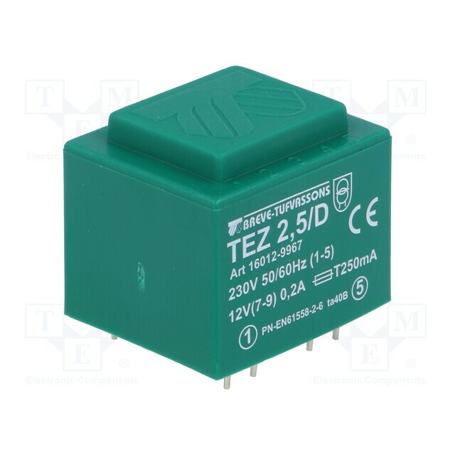 BREVE TUFVASSONS Transformer: encapsulated; 2.5VA