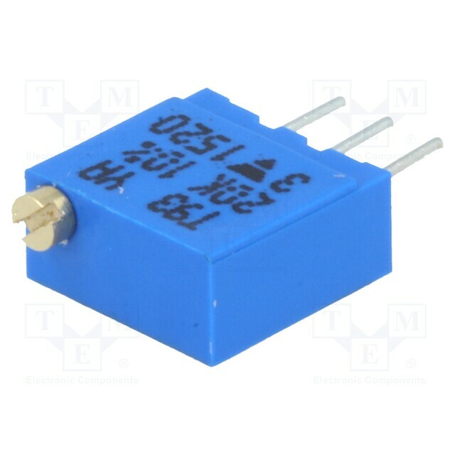 VISHAY Potentiometer: mounting; 20kΩ; multiturn; 500mW