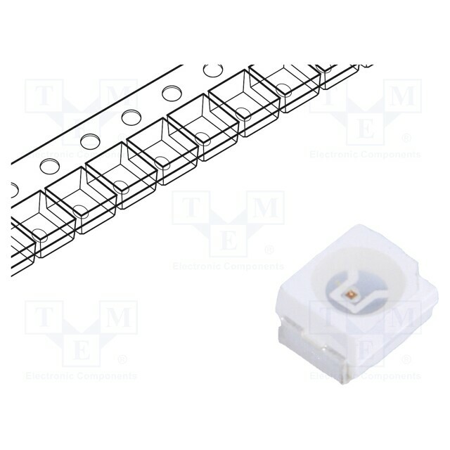 FORYARD LED; yellow; SMD; PLCC2; 1