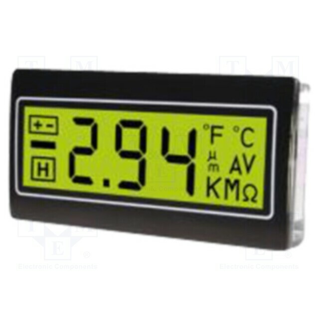 TDE INSTRUMENTS Voltmeter; digital,mounting; -200÷200mV