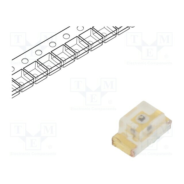EVERLIGHT LED; yellow; SMD; 0603; 37÷58mcd