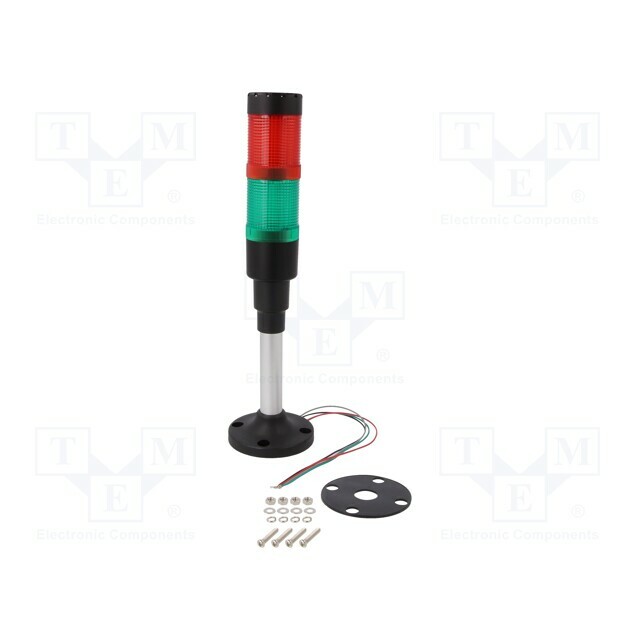 ONPOW Signalling column; red/green; LED; 24VDC