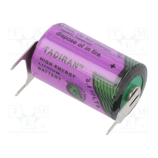 TADIRAN Battery: lithium (LTC); 1/2AA,1/2R6