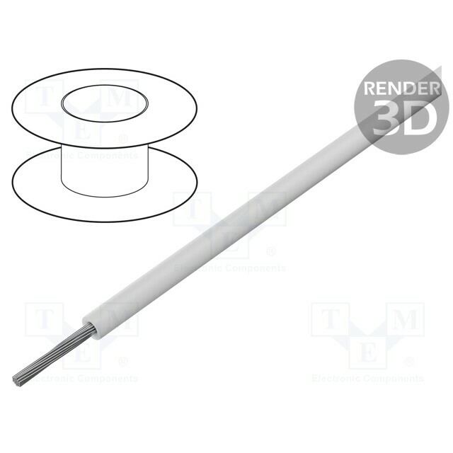BELDEN Wire; stranded; Cu; 22AWG; TFE