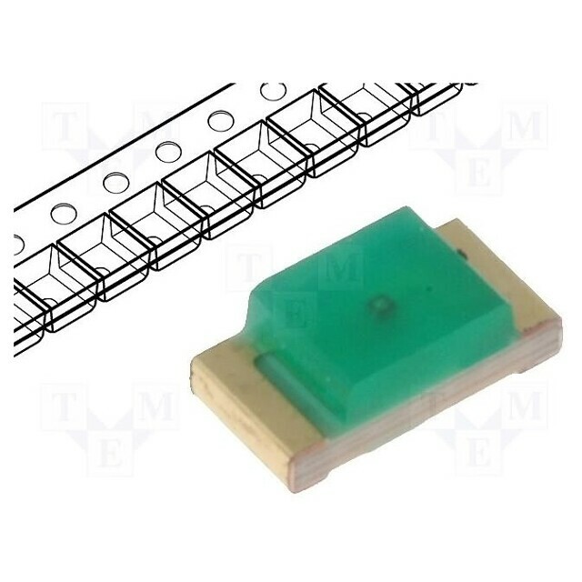 KINGBRIGHT ELECTRONIC LED; green; SMD; 1206