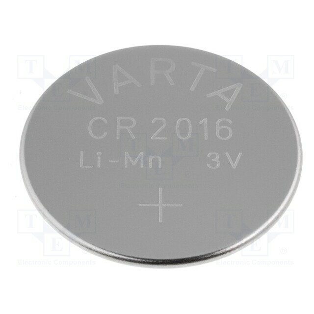 VARTA MICROBATTERY Battery: lithium; coin; CR2016