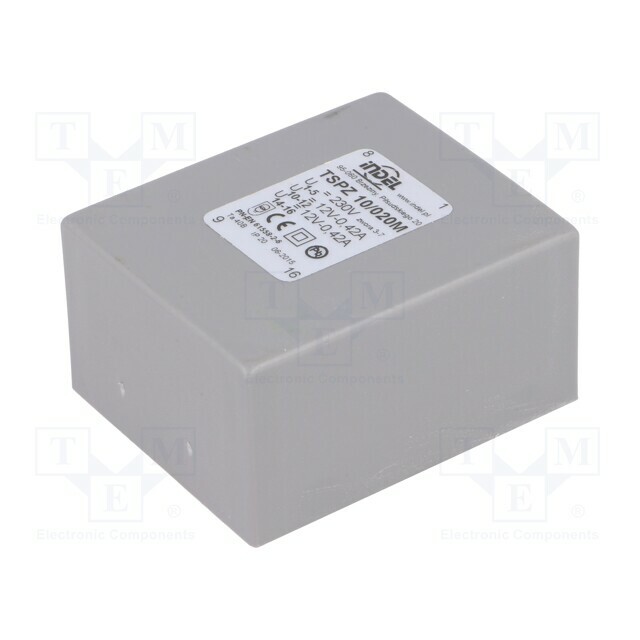 INDEL Transformer: encapsulated; 10VA; 230VAC; 12V