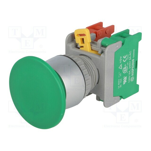 AUSPICIOUS Switch: push-button; 22mm; Stabl.pos: