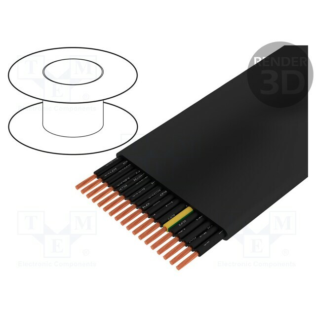 Wire; H05VVH6-F; 18G0.75mm2; unshielded; 300V