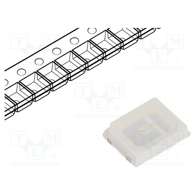 LUCKY LIGHT LED; blue; SMD; PLCC2