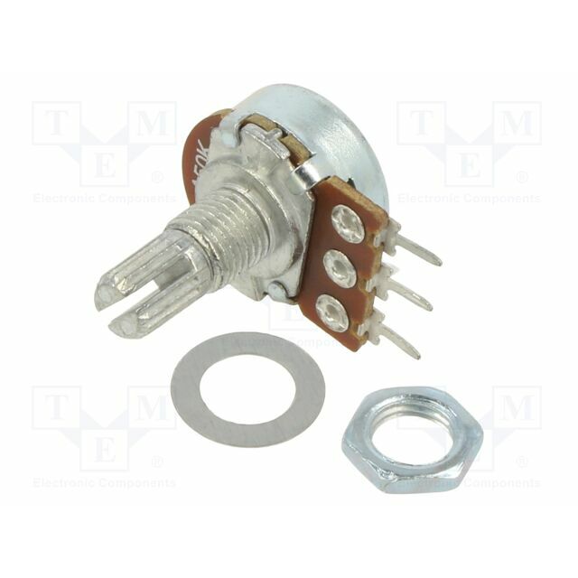 SR PASSIVES Potentiometer: shaft; 50kΩ; single
