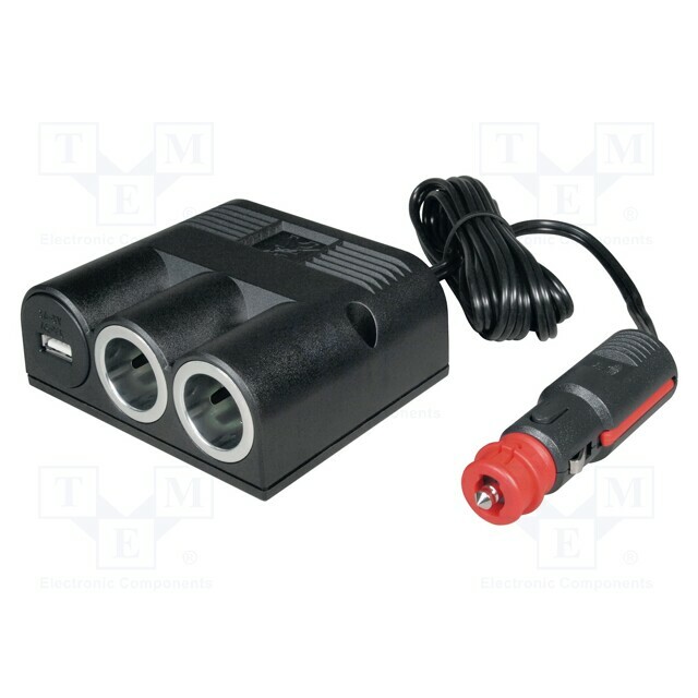 PRO CAR Cigarette lighter socket extension