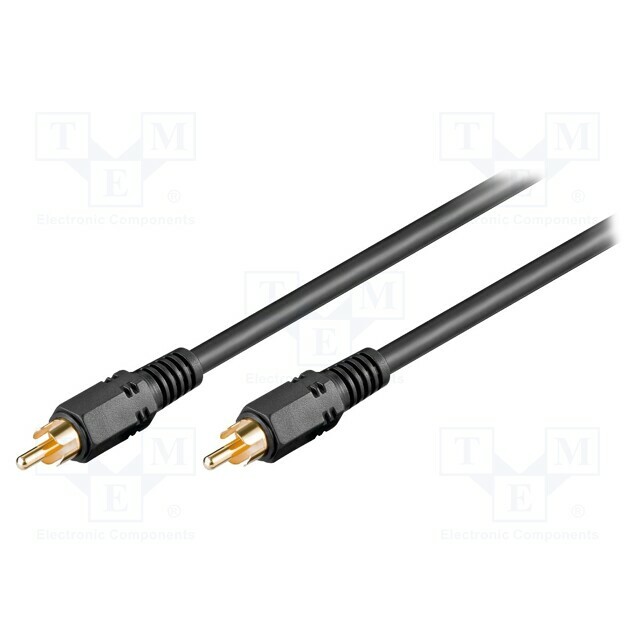 GOOBAY Cable; RCA plug,both sides