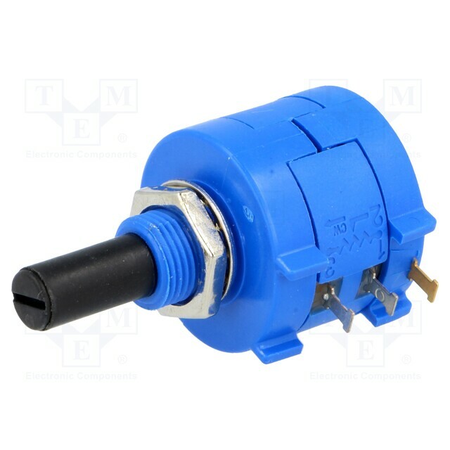 BOURNS Potentiometer: shaft; 10kΩ; multiturn; 2W