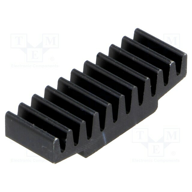 FISCHER ELEKTRONIK Heatsink: extruded; black; L: