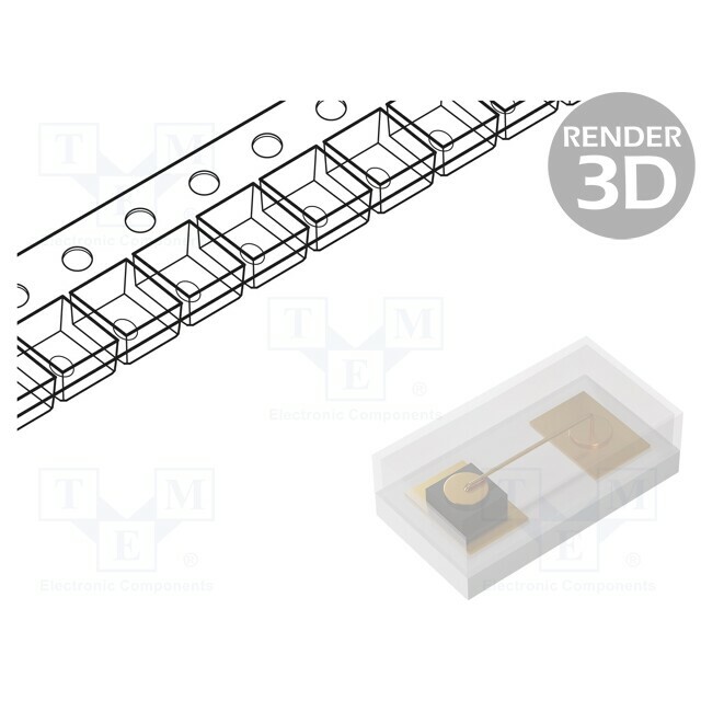 KINGBRIGHT ELECTRONIC LED; yellow; SMD; 0201