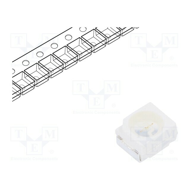 REFOND LED; green; SMD; PLCC2; 900÷2300mcd