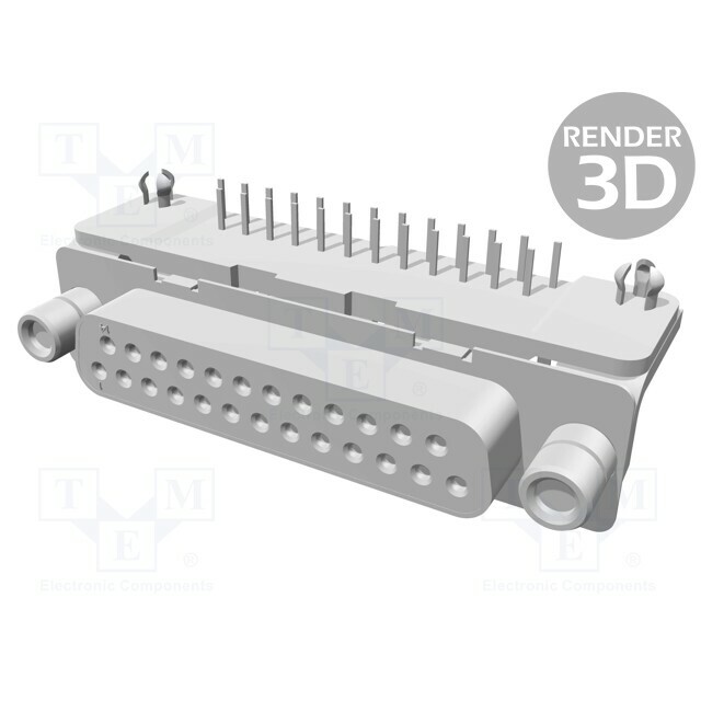 TE CONNECTIVITY Connector: D-Sub; PIN: 25