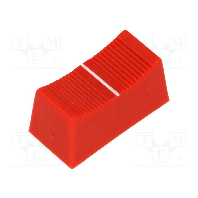 CLIFF Knob; slider; red; 23x11x11mm; Width