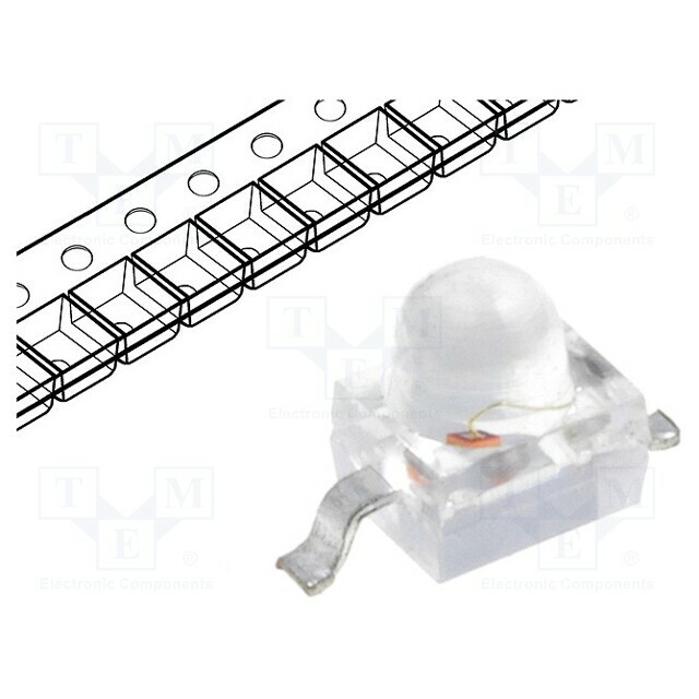 KINGBRIGHT ELECTRONIC LED; green; SMD; Gull