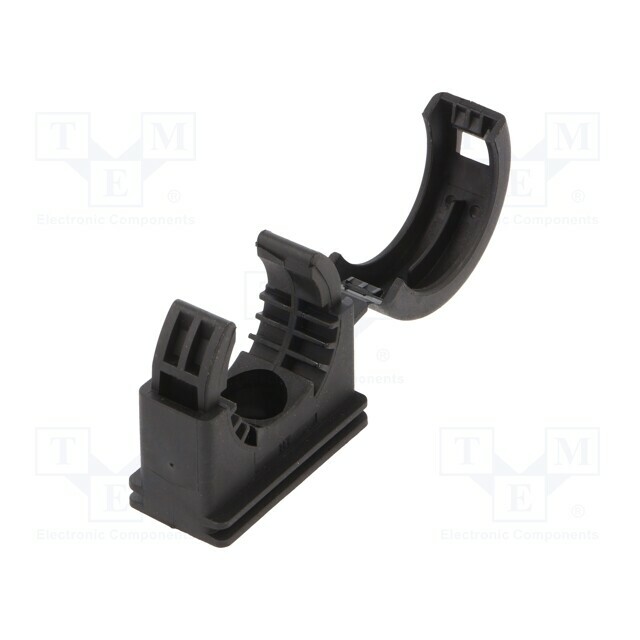HELLERMANNTYTON Mounting holder; polyamide; HelaGuard; black
