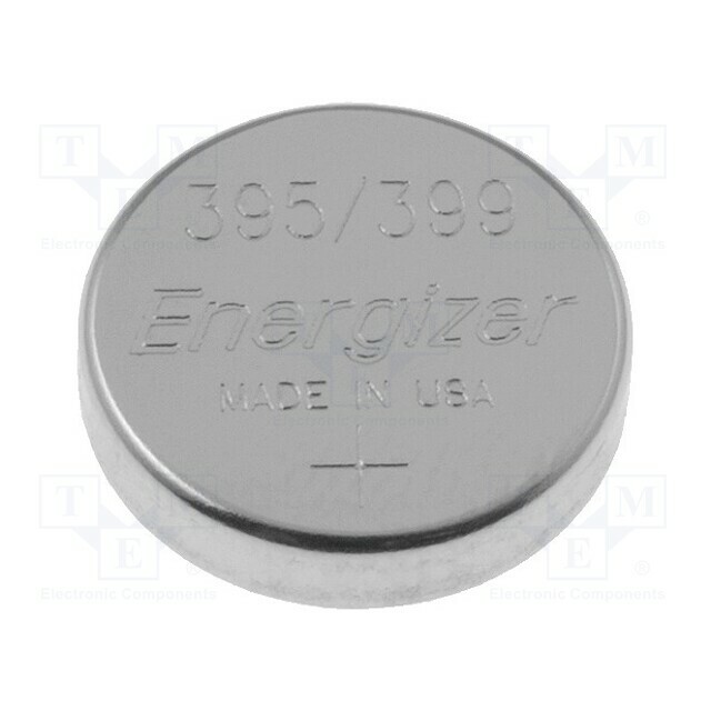 ENERGIZER Battery: silver; coin; 395; 1