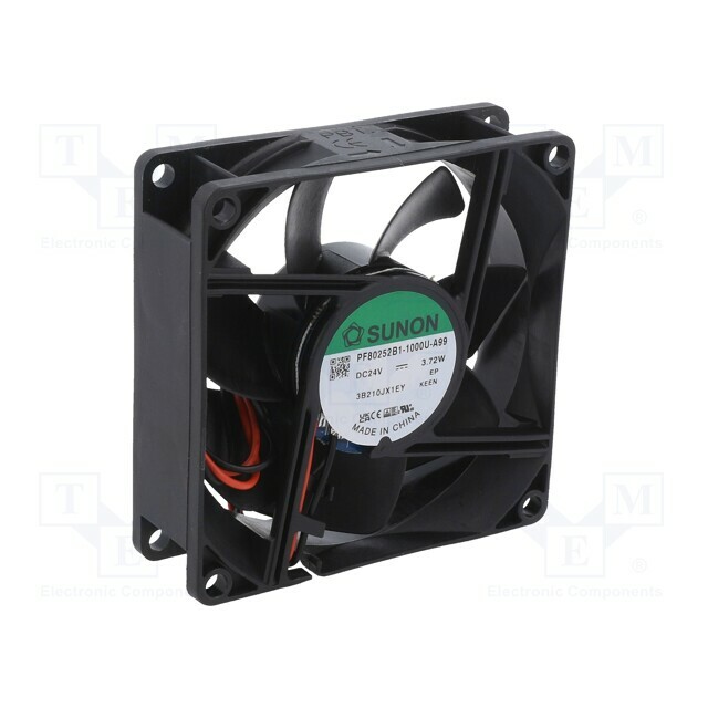SUNON Fan: DC; 80x80x25mm; axial; 24VDC