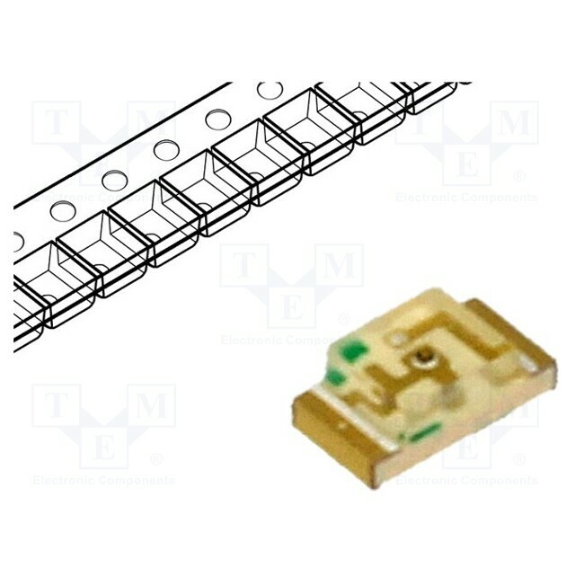 KINGBRIGHT ELECTRONIC LED; orange; SMD; 1206