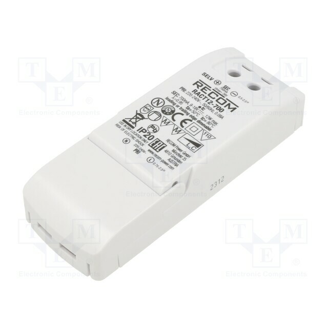 RECOM Power supply: switching; LED; 12W