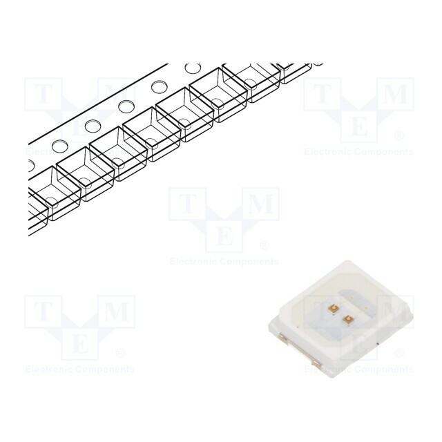 FORYARD LED; orange; SMD; 2450÷3350(typ)-4650mcd; 1
