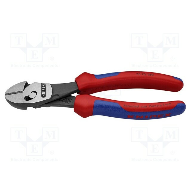 KNIPEX Side,cutting; 180mm; with side