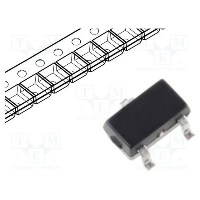 TOSHIBA Transistor: NPN; bipolar; BRT; 50V