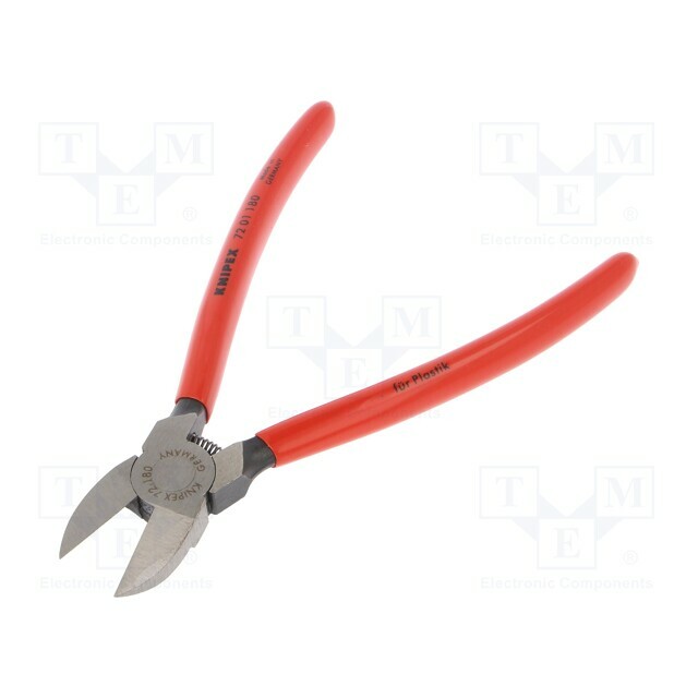 KNIPEX Side,cutting; 180mm; without chamfer