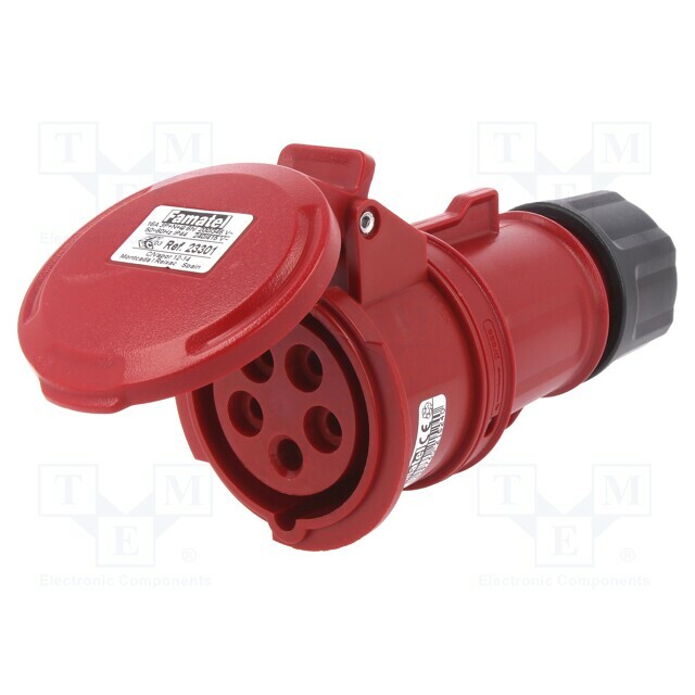 FAMATEL Connector: AC supply 3-phase; socket