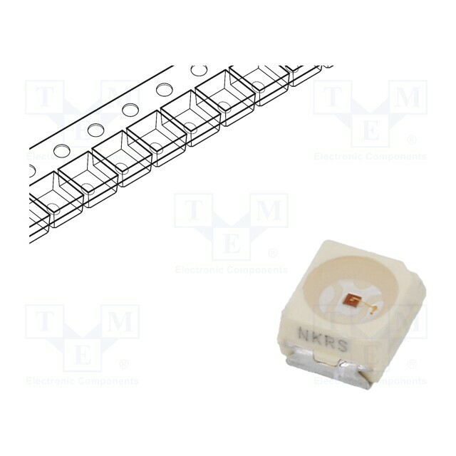 VISHAY LED; red; SMD; PLCC2; 1120÷1600(typ)-2800mcd