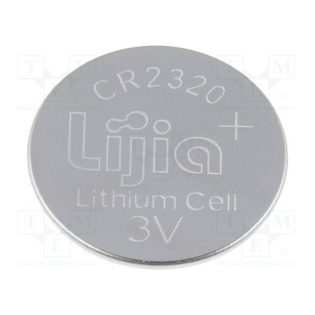 LIJIA Battery: lithium; coin; CR2320; 3V