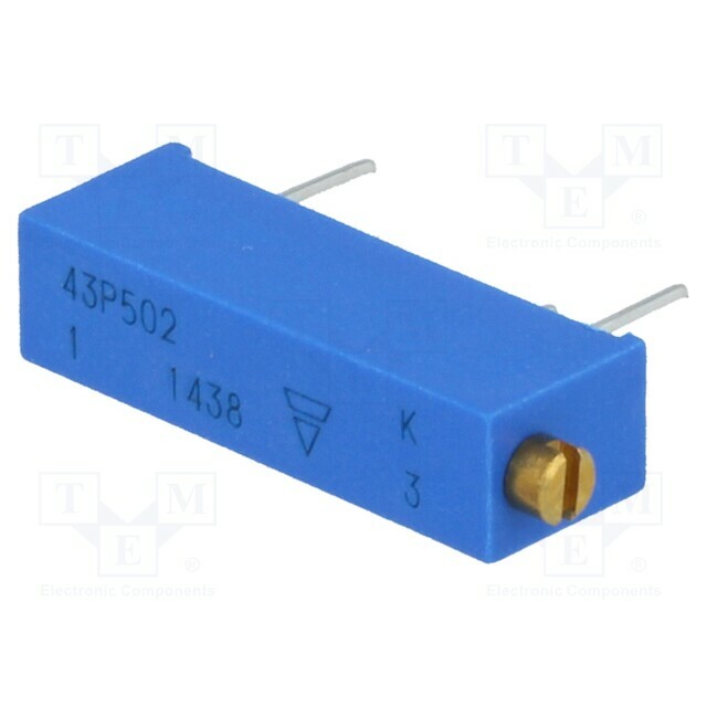 VISHAY Potentiometer: mounting; 5kΩ; multiturn; 750mW