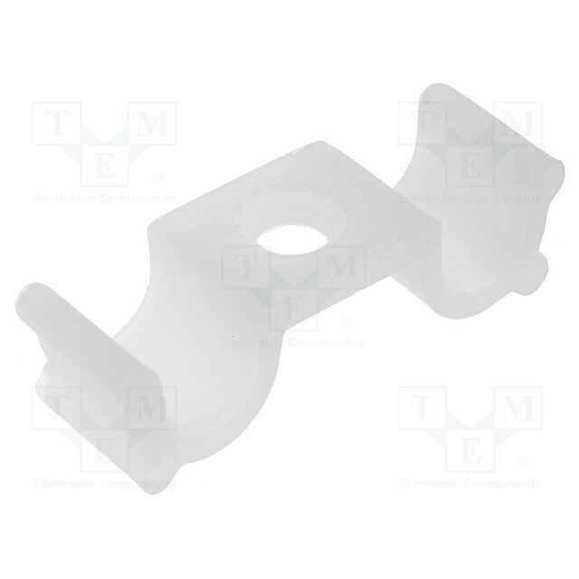 ESSENTRA Screw mounted clamp; polyamide; natural