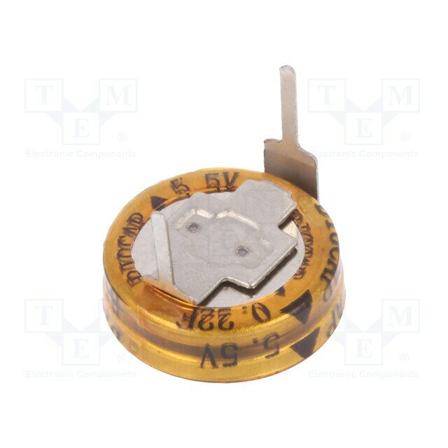 BIGCAP Supercapacitor; THT; 0.22F; 5